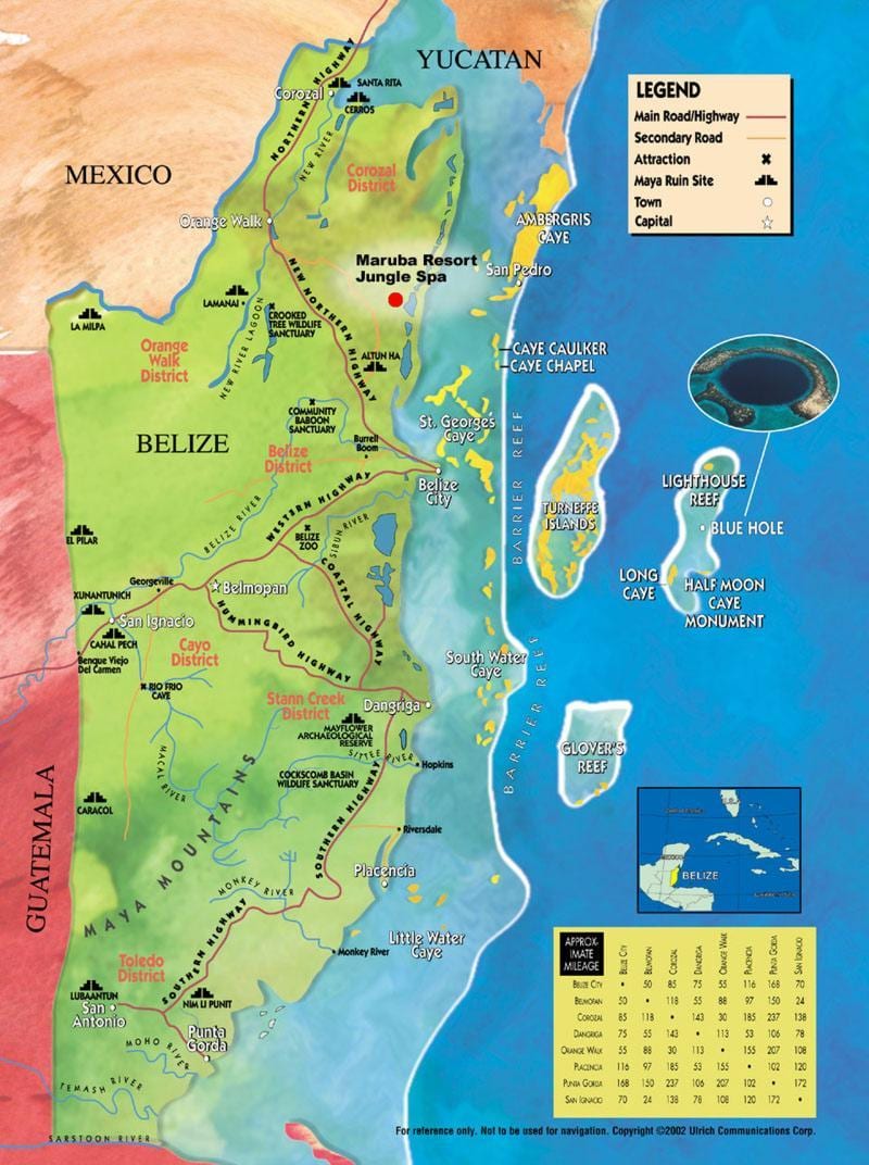 Harta e duhanit caye Belize