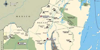 Harta e sibun lumit Belize